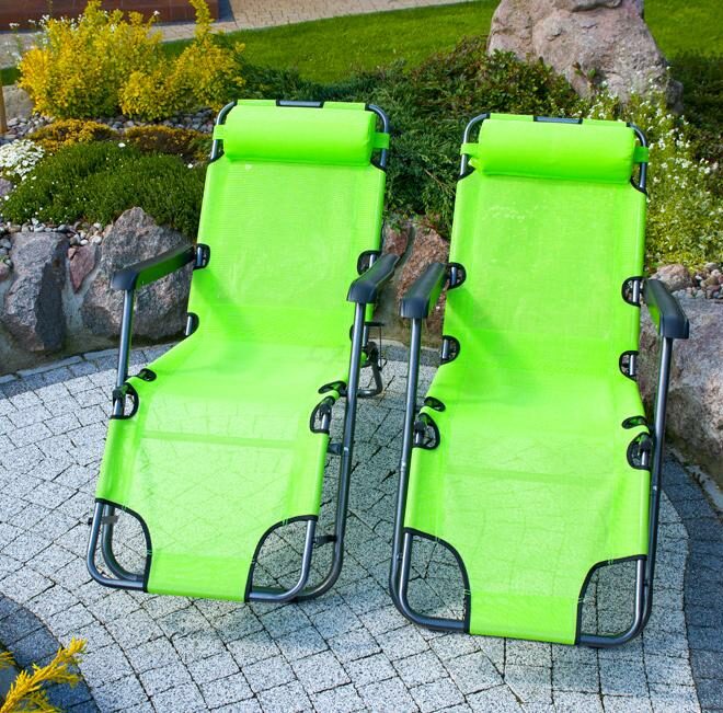 Leżak Rozkładany Relaksacyjno - Wypoczynkowy ECO ZIELONE JABŁUSZKO - Eco Zielone Jabłuszko