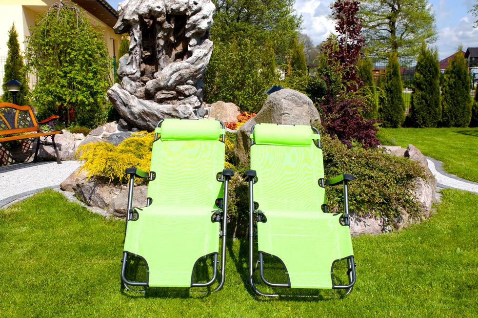 Leżak Rozkładany Relaksacyjno - Wypoczynkowy ECO ZIELONE JABŁUSZKO - Eco Zielone Jabłuszko - obrazek 3