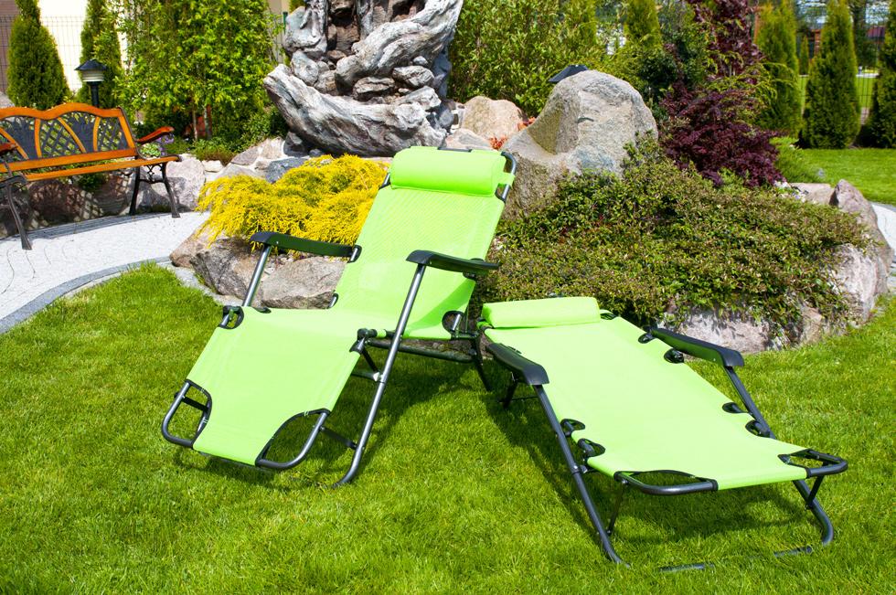 Leżak Rozkładany Relaksacyjno - Wypoczynkowy ECO ZIELONE JABŁUSZKO - Eco Zielone Jabłuszko - obrazek 4