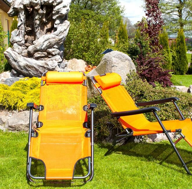 Alternative view of Leżak Rozkładany Relaksacyjno - Wypoczynkowy ECO SOCZYSTA POMARAŃCZA - Eco Soczysta Pomarańcza