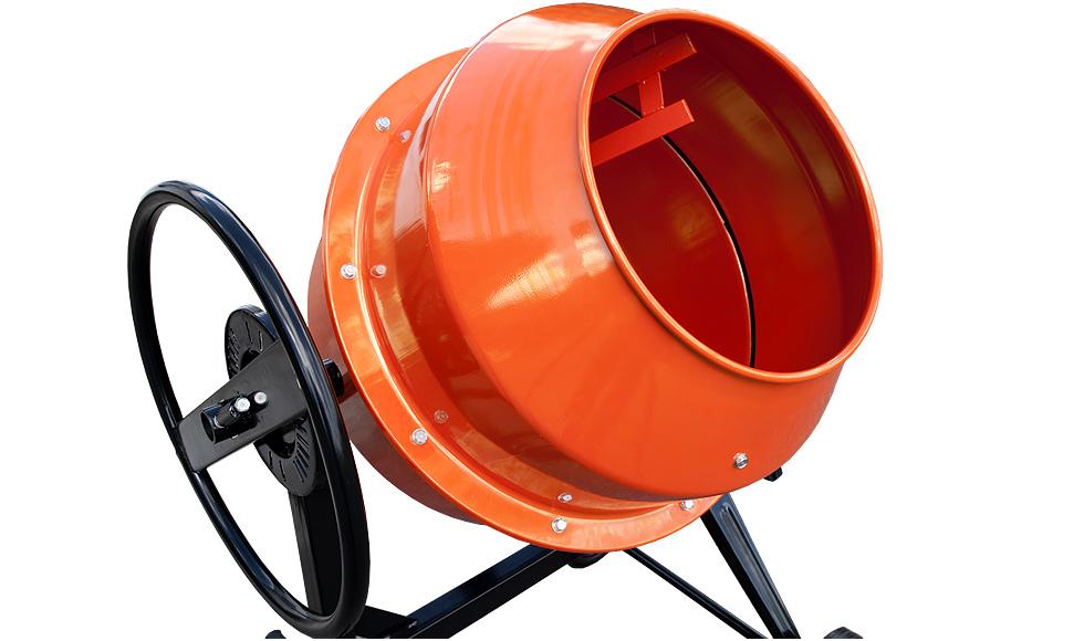 Betoniarka model CM 120L pojemność całkowita 120 litrów - betoniarka pojemność całkowita 120L - obrazek 4