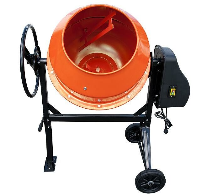 Betoniarka model CM 120L pojemność całkowita 120 litrów - betoniarka pojemność całkowita 120L