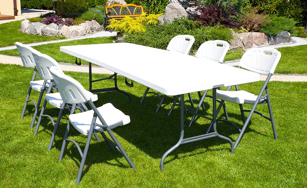 STÓŁ CATERINGOWY OGRODOWY SKŁADANY dł. 240 cm - stół składany dł. 240 cm - obrazek 10