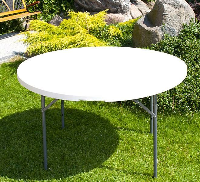 STÓŁ CATERINGOWY OKRĄGŁY SKŁADANY średnica 154 cm - stół składany średnica 154 cm