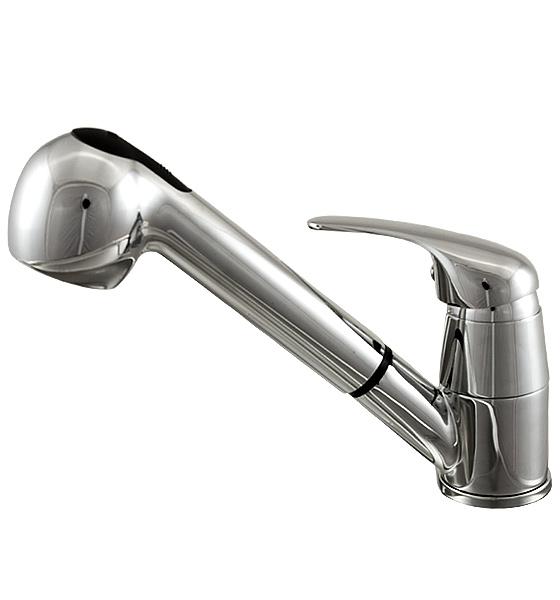 Bateria kuchenna stojąca metalowa MINOS kolor chrom  - bateria MINOS