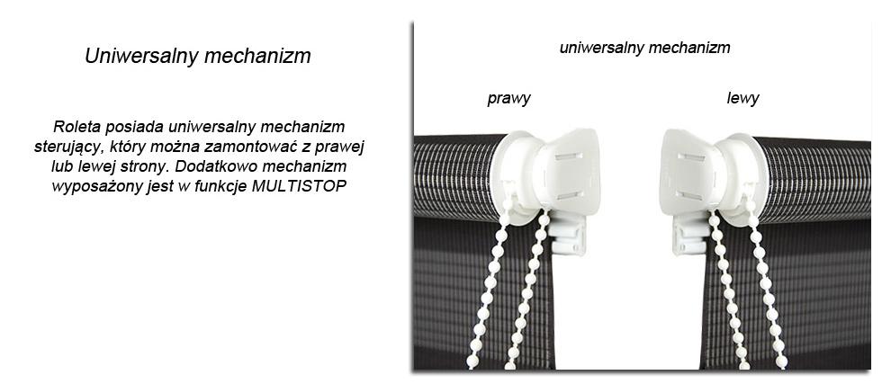 Mini roleta z kolekcji Dzień Noc kolor Biała Perła - szer. 38 cm długość 150 cm - obrazek 7