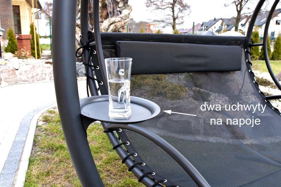 EKSKLUZYWNA HUŚTAWKA DWUOSOBOWA DELUX KOLOR BEŻOWY - HUŚTAWKA BEŻOWA - obrazek 5