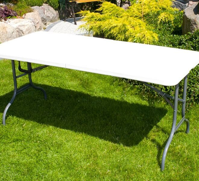 STÓŁ CATERINGOWY OGRODOWY SKŁADANY dł. 152 cm - stół składany dł. 152 cm